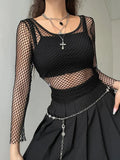 Long Sleeve Fishnet