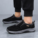And Autumn New Outdoor Leisure Sports Walking Shoes Men's Large-Size Hiking Running Shoes