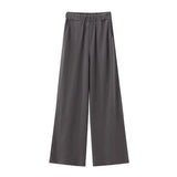 Fragrant Cotton Lint Neck Vest Set Of Women's Summer With Light Luxury High-End Trousers Two