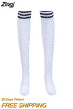 Glitter Over Knee Long Boot Fashion Women's Rhinestones Socks Sexy Thigh High Knee Socks Long Stockings