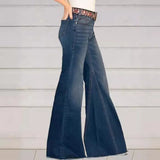 Vintage Wide-Leg Jeans Woman 211-1-Outfit