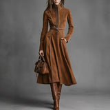 Spring And Autumn Cotton Tamply Size Women's Loose Casual V-Neck Long-Sleeved Trousers Two-Set