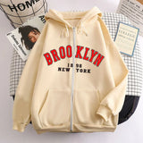 New Zipper Hoodie Los Angeles California Coat