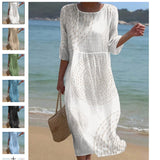 Spring And Summer New Short-Sleeved Casual Print Temperament Dress Dress Body Small Fresh Casual