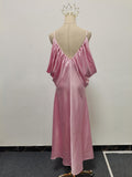 Temperament Dress 2025 Autumn And Winter 2025 New Elegant Slimming Irregular Design Sling