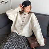 Women 5 Colors Hot Sale Baggy All-match Minimalist Solid Trendy Single Breasted Harajuku Lazy Style College Design