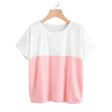 Zingj Summer Korean Version Plus Size Women's Loose Bat Shirt Student Women's Short Sleeve T-Shirt Fat Mm Summer T-Shirt