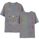 New Coldplay Concert Around The Same Short-Sleeved T-Shirt Cool Play Band Concert