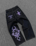 Vintage Hip Hop Camouflage Cargo Pants Women Y2K Street Popular Straight Casual Pants Couple Baggy Pants Joggers