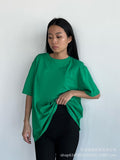 Spring Summer New Solid Color T-Shirt Women Hot Pure Cotton Short-Sleeved Top