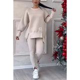 Spring And Autumn Irregular Loose Sweating Tights Casual Sports