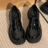 Style Small Leather Shoes Sweet Spring And Autumn High-End Thick Shoes Korean Version Of Jk Happy Shoes Fashion Single Shoes Women's