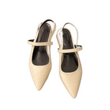 2025 New Flat-Bottomed Sandals Soft Leather Tip-To-Head Shallow Sandals Women's