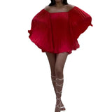 Summer New Women's Shoulder-To-Shouldered Small Shorts Half-Dress Temperament Fashion