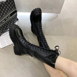 Boots Girl But Knee 2025 Spring New Thick Background Thick And High-Heeling Knight Boots Small Long Boots