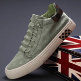 New Men's Shoes Men's Canvas Shoes Light Breathable Trend Wide Version Of Casual Shoes One Foot Lazy