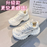 Durian Thick-Bottom Old Dad Shoes Women's 2025 Summer Thin Mesh Breathable Ins Tide Sports Casual