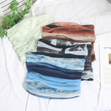 Cool Hottie Ultra-Short Umbilical Wrap Chest Sleeveless Coat Yarn Folding Tie Dye Chest Tight Waistcoat