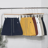 Design-Sensitive Niche Dress Half-Dress Woman Tight Waist A Trouser Skirt Open Fork Quick Dry Casual Skirt