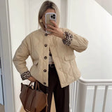 Women's ZA Autumn And Winter New Street Fashion Casual Cotton Cotton