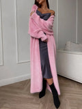 Of Stingy White Knitted Shirts Up Jacket Women Autumn And Winter Loose Fluffy Long Open