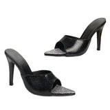 New Golden Diamond Fashion Pointed High-Heeled Sandals Slippers Women