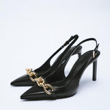 Sandals Women's Summer 2025 New Pointed Thin Heel High Heels Design Sense Of Niche Temperament Single
