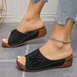 Spring And Summer New Slope And Toe Wearing Slippers Women Cool Drag Large Size Women's