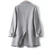Red Blazer Tide Ms. Han Version 2025 New Spring And Autumn Loose Leisure Autumn Korean Blouse Small
