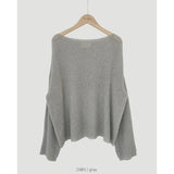 Vintage Ice Silk Oversized Knitted SweaterOutfit