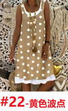 Women's 2025 Summer New Fashion Imitation Denim Vest Casual Print Sleeveless