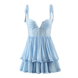 New Three-Layer Seven-Color Sexy Chiffon Sling