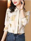 Women Shirt Stripe Top Women Elegant and Youth Woman Blouses Casual Shirts Long Sleeve Shirts and Blouses OL Female