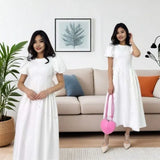 Women's Clothing 2025 Autumn New Bubble Sleeve With Fashion Temperament Dress Dress