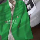 Zingj And Autumn Small Suit Jacket Female 2024 New Korean Version Net Red Temperament Small Purple Pink Suit