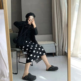 Polka Dot Midi Skirt- Outfit