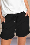 Summer Solid Color Straight Casual Lace-up