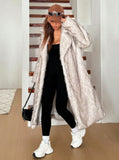 2025 Winter Imitation Fox Hair Long Thick Hair Tip Gradient Color Coat Autumn And Winter New