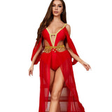 Zingj COS Stage Clothes Exotic Arab Goddess Sexy Jumpsuit Suit