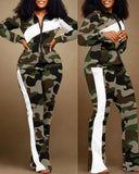 Autumn And Winter Independent Station Printing Trend Fashion Women's Wear 2-Piece Set From Stock 211-0-Outfit