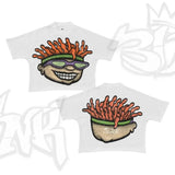 Zingj Retro Men's Cartoon Hip-Hop Short-Sleeved Cotton T-Shirt American Kawayi Long Clothes Y2k Short Sleeves 102-1-Outfit