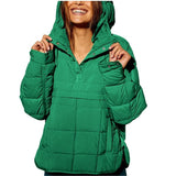 Autumn And Winter New Fashion Loose Long-Sleeved Hooded Cotton Jacket Warm