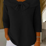 The New Autumn Of 2025, The French Thin Long-Sleeved Knitted Shirt Women's Early