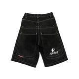 Baggy Denim Shorts Harajuku Y2K Jeans Hip-Hop Vintage Summer Brother 211-0-Outfit