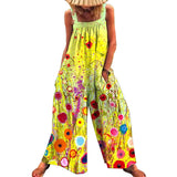 Summer Large Printed Loose Wide Leg
