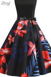 Women Summer Casual Polka Dot Elegant Retro Vintage 50s 60s Robe Femme Rockabilly Pin Up Party Dresses
