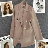 Zingj Fried Street Small Suit Jacket Female 2024 Spring And Autumn New Korean Version Web Celebrity Temperament Small Casual