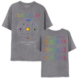 New Coldplay Concert Around The Same Short-Sleeved T-Shirt Cool Play Band Concert