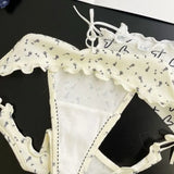 T-Shirted With Lotus Leaf-Side Cotton Trousers T-Shirts With Bows Breathable T-T-Shirts Sweet