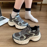 Dad Shoes Women 2025 New Spring And Summer Spring And Autumn Thick Bottom Increase Leisure Sneakers Running Shock-Absence Light Women's